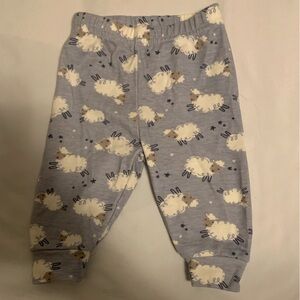 Adorable Sheep Print Baby Pants